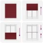 Estor Plisado rojo burdeos 105x100 cm Tela Ancho 104,4 cm by , Blinds and blinds - Ref: Foro24-4015229, Price: 18,44 €, Disco...