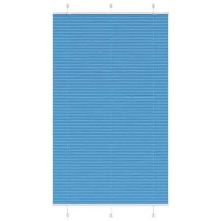 Estor Plisado azul 120x200 cm Tela Ancho 119,4 cm Poliéster by , Blinds and blinds - Ref: Foro24-4015215, Price: 28,07 €, Dis...