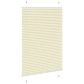 Estor Plisado crema 85x100 cm Tela Ancho 84,4 cm Poliéster by , Blinds and blinds - Ref: Foro24-4015276, Price: 13,53 €, Disc...