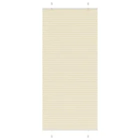 Estor Plisado crema 85x200 cm Tela Ancho 84,4 cm Poliéster by , Blinds and blinds - Ref: Foro24-4015310, Price: 24,42 €, Disc...