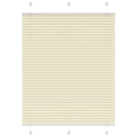 Estor Plisado crema 105x150 cm Tela Ancho 104,4 cm Poliéster de , Persianas y estores - Ref: Foro24-4015297, Precio: 15,97 €,...