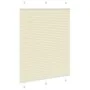 Estor Plisado crema 105x150 cm Tela Ancho 104,4 cm Poliéster de , Persianas y estores - Ref: Foro24-4015297, Precio: 15,97 €,...
