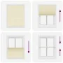 Estor Plisado crema 105x150 cm Tela Ancho 104,4 cm Poliéster de , Persianas y estores - Ref: Foro24-4015297, Precio: 15,97 €,...