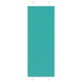 Estor Plisado verde petróleo 70x200 cm Tela Ancho 69,4 cm by , Blinds and blinds - Ref: Foro24-4015409, Price: 18,68 €, Disco...