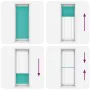 Estor Plisado verde petróleo 70x200 cm Tela Ancho 69,4 cm by , Blinds and blinds - Ref: Foro24-4015409, Price: 18,68 €, Disco...