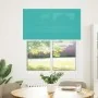 Estor Plisado verde petróleo 105x150 cm Tela Ancho 104,4 cm by , Blinds and blinds - Ref: Foro24-4015399, Price: 16,89 €, Dis...