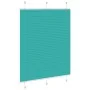 Estor Plisado verde petróleo 105x150 cm Tela Ancho 104,4 cm by , Blinds and blinds - Ref: Foro24-4015399, Price: 16,89 €, Dis...