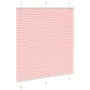 Estor Plisado rosa 115x100 cm Tela Ancho 114,4 cm Poliéster by , Blinds and blinds - Ref: Foro24-4015435, Price: 18,97 €, Dis...