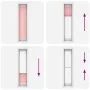 Estor Plisado rosa 50x200 cm Tela Ancho 49,4 cm Poliéster by , Blinds and blinds - Ref: Foro24-4015456, Price: 17,00 €, Disco...
