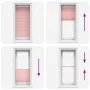 Estor Plisado rosa 65x150 cm Tela Ancho 64,4 cm Poliéster by , Blinds and blinds - Ref: Foro24-4015442, Price: 19,55 €, Disco...
