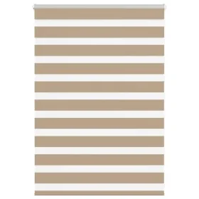 Estor cebra marrón arena tejido ancho 90,9 cm poliéster by , Blinds and blinds - Ref: Foro24-4014520, Price: 24,10 €, Discoun...