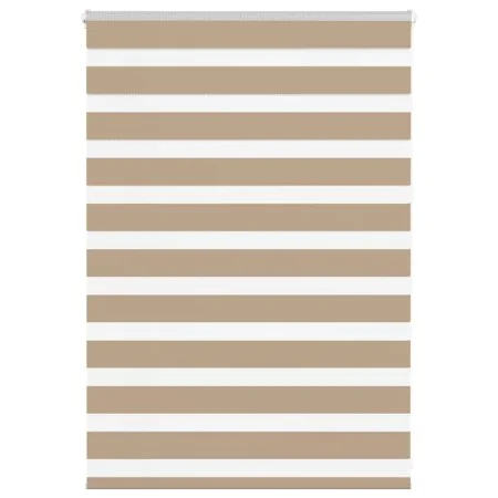 Estor cebra marrón arena tejido ancho 90,9 cm poliéster by , Blinds and blinds - Ref: Foro24-4014520, Price: 24,10 €, Discoun...
