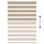 Estor cebra marrón arena tejido ancho 90,9 cm poliéster by , Blinds and blinds - Ref: Foro24-4014520, Price: 24,10 €, Discoun...