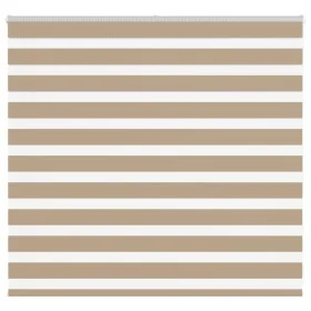 Estor cebra marrón arena tejido ancho 160,9 cm poliéster by , Blinds and blinds - Ref: Foro24-4014534, Price: 33,21 €, Discou...