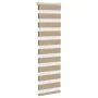Estor cebra marrón arena tejido ancho 40,9 cm poliéster de , Persianas y estores - Ref: Foro24-4014536, Precio: 20,12 €, Desc...