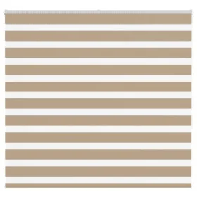 Estor cebra marrón arena tejido ancho 160,9 cm poliéster by , Blinds and blinds - Ref: Foro24-4014560, Price: 36,22 €, Discou...