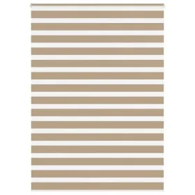Estor cebra marrón arena tejido ancho 155,9 cm poliéster by , Blinds and blinds - Ref: Foro24-4014611, Price: 34,38 €, Discou...
