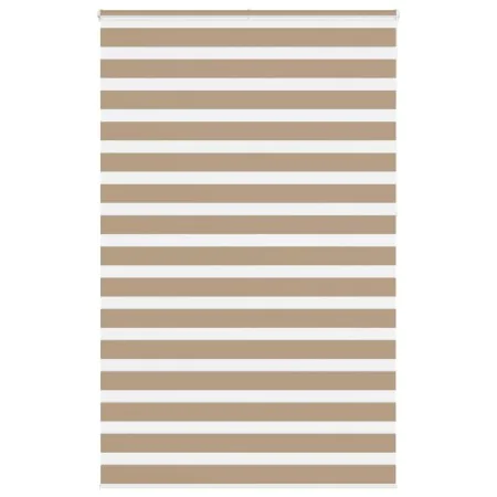 Estor cebra marrón arena tejido ancho 135,9 cm poliéster by , Blinds and blinds - Ref: Foro24-4014607, Price: 35,34 €, Discou...