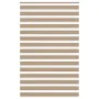 Estor cebra marrón arena tejido ancho 135,9 cm poliéster by , Blinds and blinds - Ref: Foro24-4014607, Price: 35,34 €, Discou...