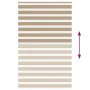 Estor cebra marrón arena tejido ancho 135,9 cm poliéster by , Blinds and blinds - Ref: Foro24-4014607, Price: 35,34 €, Discou...