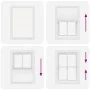 Estor Plisado blanco 85x100 cm Tela Ancho 84,4 cm Poliéster by , Blinds and blinds - Ref: Foro24-4015480, Price: 16,69 €, Dis...