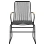 Juego de comedor de jardín 9 piezas ratán PVC negro de vidaXL, Conjuntos de jardín - Ref: Foro24-3060272, Precio: 627,55 €, D...