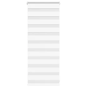 Estor cebra blanco 60x100 cm tejido ancho 55,9 cm poliéster by , Blinds and blinds - Ref: Foro24-4014721, Price: 19,03 €, Dis...