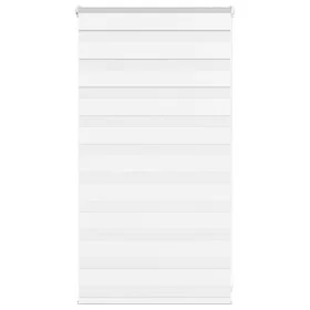 Estor cebra blanco 70x100 cm tejido ancho 65,9 cm poliéster by , Blinds and blinds - Ref: Foro24-4014723, Price: 21,44 €, Dis...