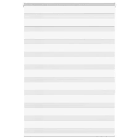 Estor cebra blanco 95x150 cm tejido ancho 90,9 cm poliéster by , Blinds and blinds - Ref: Foro24-4014754, Price: 22,94 €, Dis...