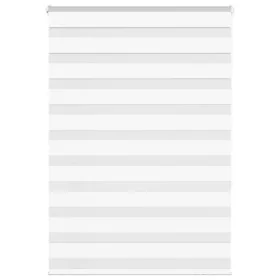 Estor cebra blanco 105x150 cm tejido ancho 100,9 cm poliéster by , Blinds and blinds - Ref: Foro24-4014756, Price: 28,58 €, D...