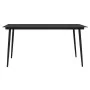 Juego de comedor de jardín 9 piezas ratán PVC negro de vidaXL, Conjuntos de jardín - Ref: Foro24-3060272, Precio: 627,55 €, D...