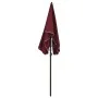 Gartenschirm mit burgunderrotem Mast 200x130 cm von vidaXL, Sonnenschirme - Ref: Foro24-315555, Preis: 37,73 €, Rabatt: %
