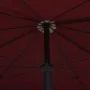 Garden umbrella with burgundy red pole 200x130 cm by vidaXL, Umbrellas - Ref: Foro24-315555, Price: 37,73 €, Discount: %