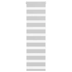 Estor cebra gris claro 50x150 cm tejido ancho 45,9 cm poliéster by , Blinds and blinds - Ref: Foro24-4014433, Price: 15,80 €,...