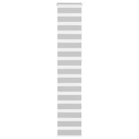 Estor cebra gris claro 45x230 cm tejido ancho 40,9 cm poliéster by , Blinds and blinds - Ref: Foro24-4014484, Price: 16,53 €,...