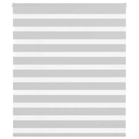 Estor cebra gris claro 135x150cm tejido ancho 130,9cm poliéster by , Blinds and blinds - Ref: Foro24-4014450, Price: 36,20 €,...