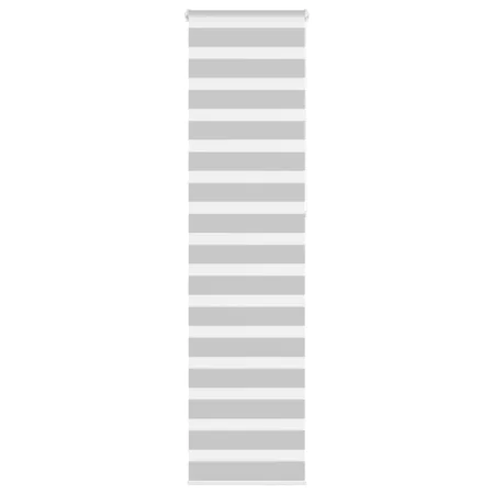Estor cebra gris claro 55x230 cm tejido ancho 50,9 cm poliéster by , Blinds and blinds - Ref: Foro24-4014486, Price: 22,91 €,...