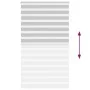 Estor cebra gris claro 130x230cm tejido ancho 125,9cm poliéster by , Blinds and blinds - Ref: Foro24-4014501, Price: 34,01 €,...