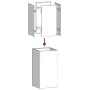 Jardinera 40x40x80 cm de acero galvanizado by , Pots and planters - Ref: Foro24-860708, Price: 74,02 €, Discount: %