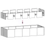 Jardinera 200x80x40 cm de acero galvanizado de , Maceteros y jardineras - Ref: Foro24-860757, Precio: 98,91 €, Descuento: %