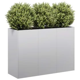 Jardinera 120x40x80 cm de acero galvanizado by , Pots and planters - Ref: Foro24-860722, Price: 110,67 €, Discount: %