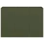 Jardinera de acero laminado en frío verde oliva 120x40x80 cm de , Maceteros y jardineras - Ref: Foro24-860720, Precio: 149,42...