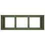 Jardinera de acero laminado en frío verde oliva 120x40x80 cm de , Maceteros y jardineras - Ref: Foro24-860720, Precio: 149,42...