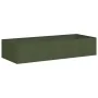Jardinera acero verde oliva 200x80x40 cm by , Pots and planters - Ref: Foro24-860755, Price: 112,43 €, Discount: %