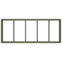 Jardinera acero verde oliva 200x80x40 cm by , Pots and planters - Ref: Foro24-860755, Price: 112,43 €, Discount: %