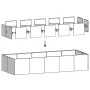 Jardinera acero verde oliva 200x80x40 cm by , Pots and planters - Ref: Foro24-860755, Price: 112,43 €, Discount: %