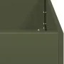 Jardinera acero verde oliva 200x80x40 cm by , Pots and planters - Ref: Foro24-860755, Price: 112,43 €, Discount: %