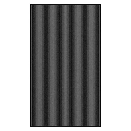 Felpudo a rayas negro y gris 115x200 cm by , Doormats - Ref: Foro24-4105597, Price: 56,40 €, Discount: %