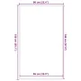 Felpudo azul 90x150 cm by , Doormats - Ref: Foro24-4105574, Price: 33,50 €, Discount: %