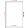 Felpudo azul 60x90 cm by , Doormats - Ref: Foro24-4105569, Price: 17,68 €, Discount: %